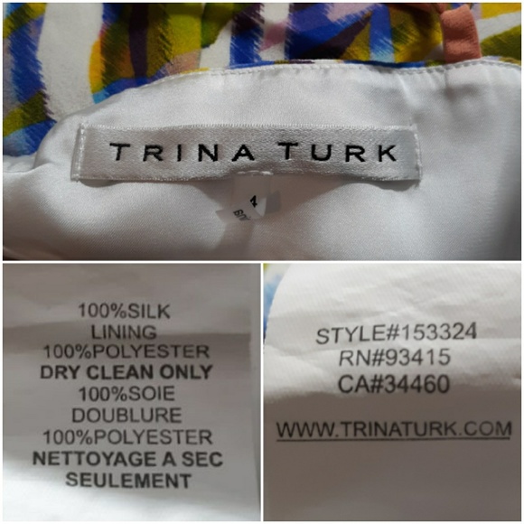 Trina Turk Silk Cut Out Dress - Picture 7 of 8